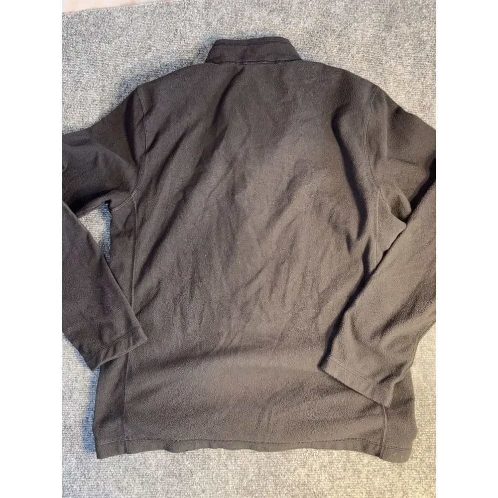 The North Face Sweatshirt Men's S Black Fleece Polyester Long Sleeve Quarter Zip